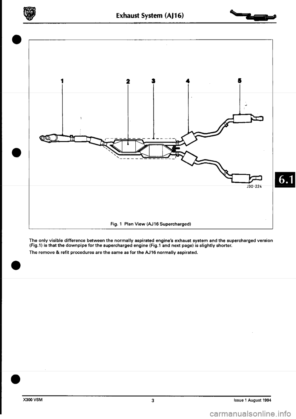 JAGUAR XJ6 1994 2.G Workshop Manual Second Edition 
