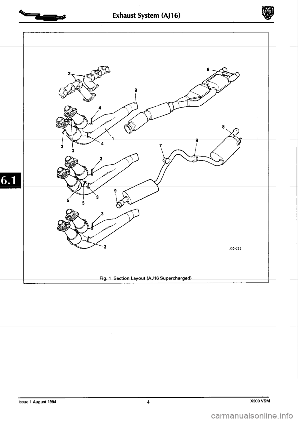 JAGUAR XJ6 1994 2.G Workshop Manual Second Edition 