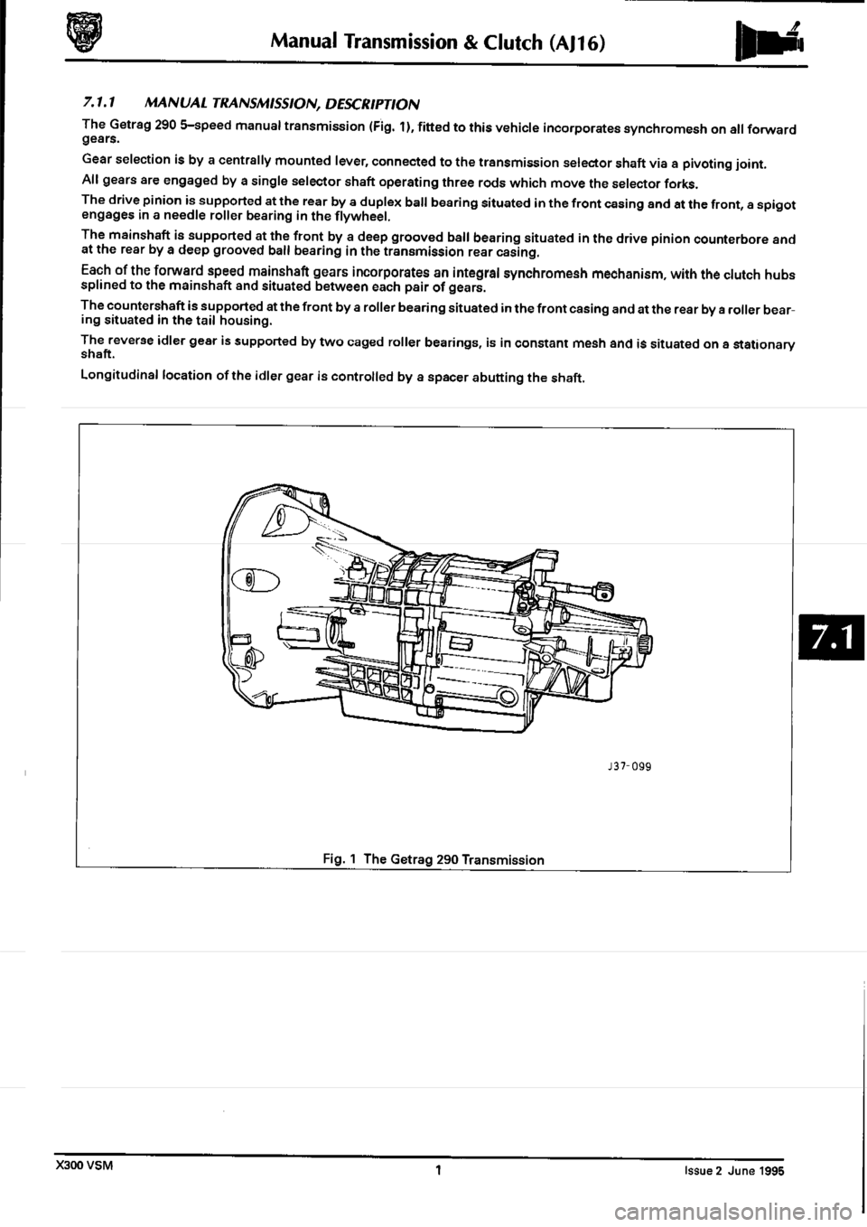 JAGUAR XJ6 1994 2.G Workshop Manual Second Edition 