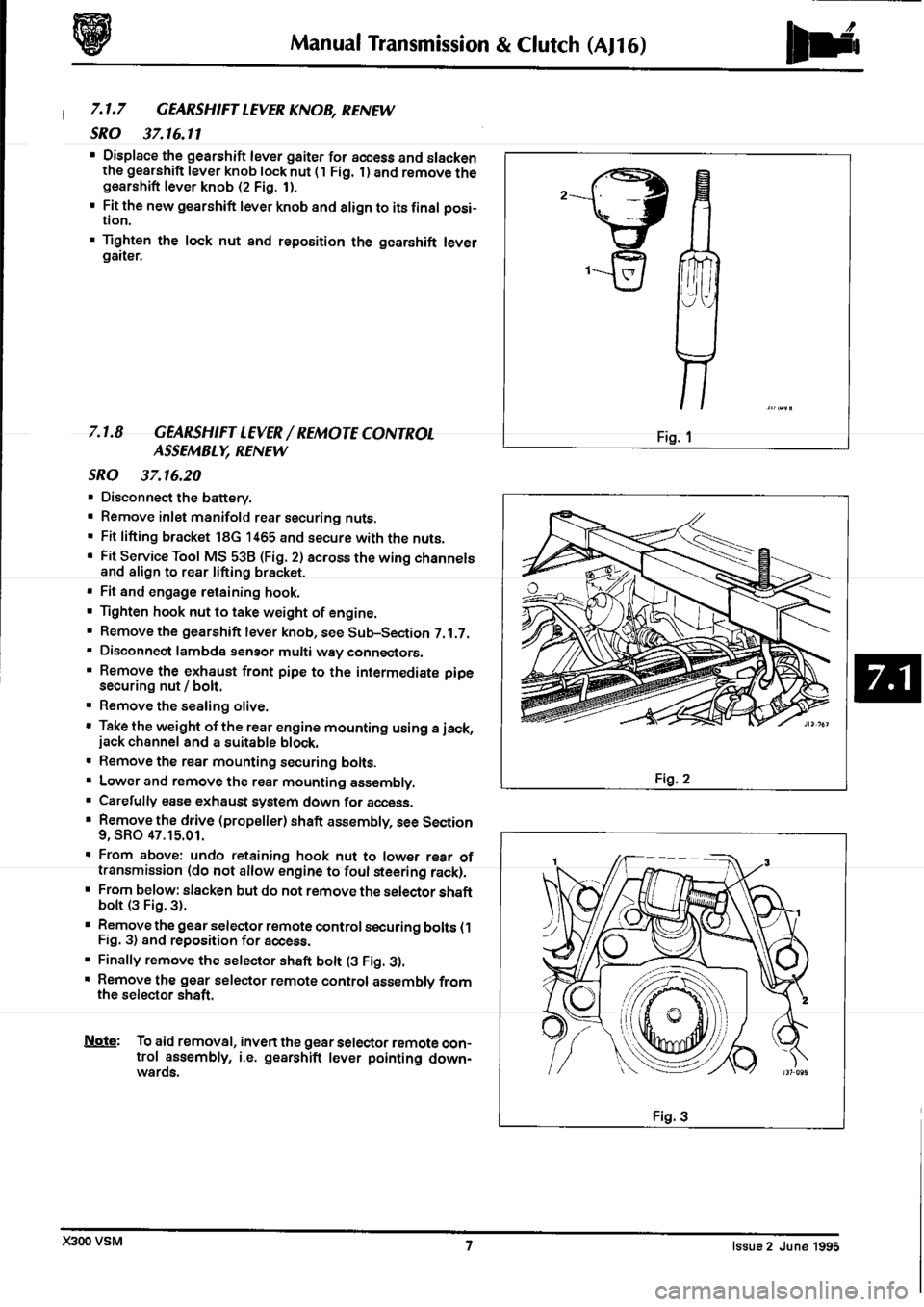 JAGUAR XJ6 1994 2.G Workshop Manual Second Edition 