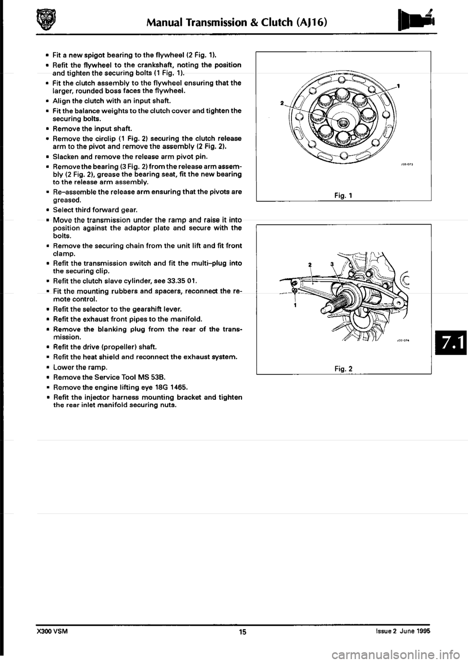 JAGUAR XJ6 1994 2.G Workshop Manual Second Edition 