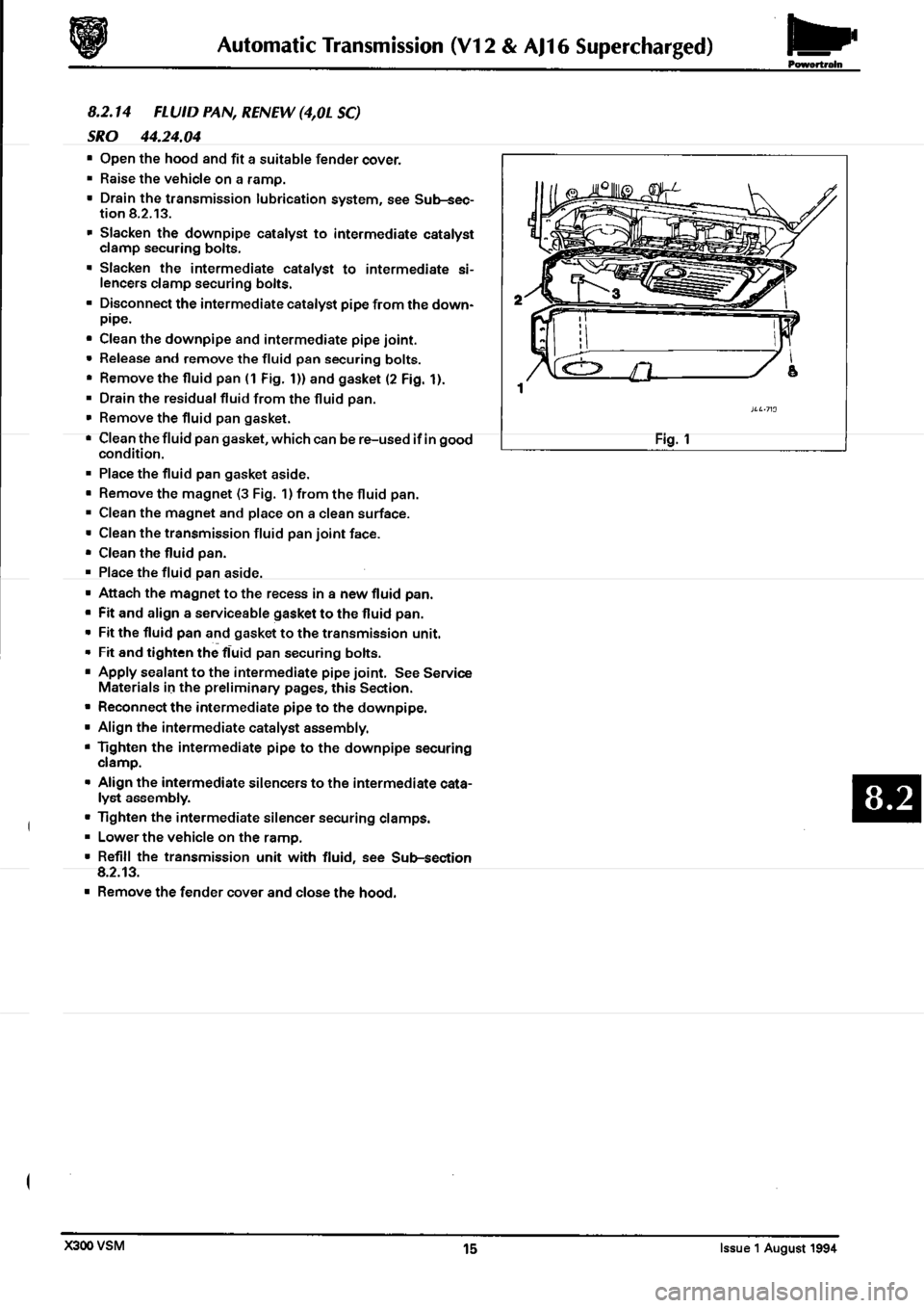 JAGUAR XJ6 1994 2.G Workshop Manual Second Edition 