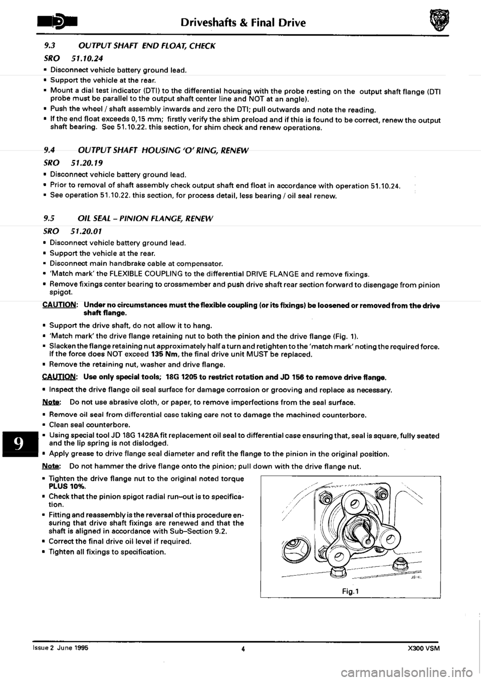 JAGUAR XJ6 1994 2.G Workshop Manual Second Edition 