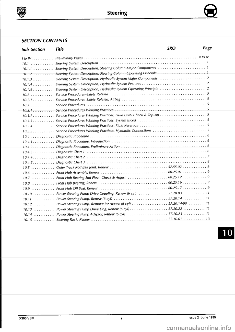JAGUAR XJ6 1994 2.G Workshop Manual Second Edition 