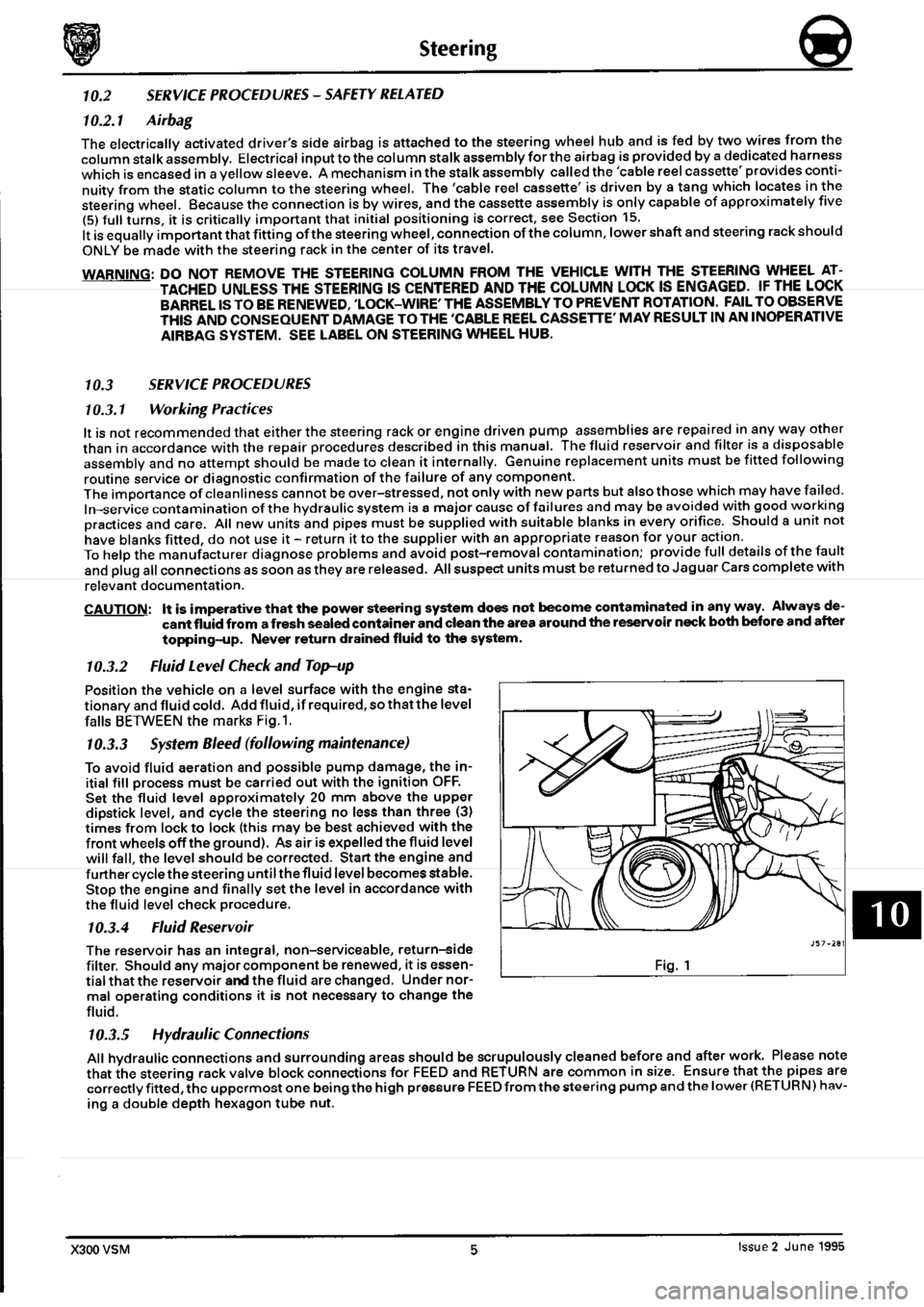JAGUAR XJ6 1994 2.G Workshop Manual Second Edition 