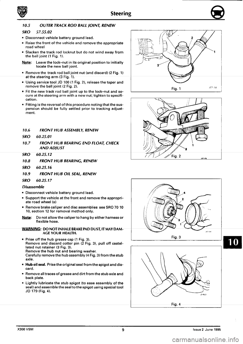 JAGUAR XJ6 1994 2.G Workshop Manual Second Edition 