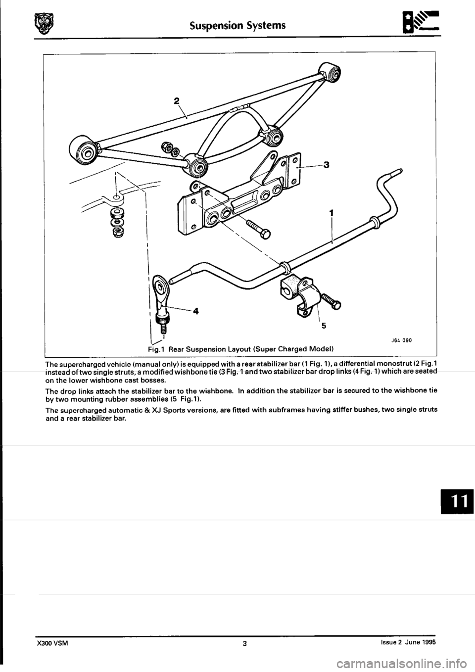JAGUAR XJ6 1994 2.G Workshop Manual Second Edition 