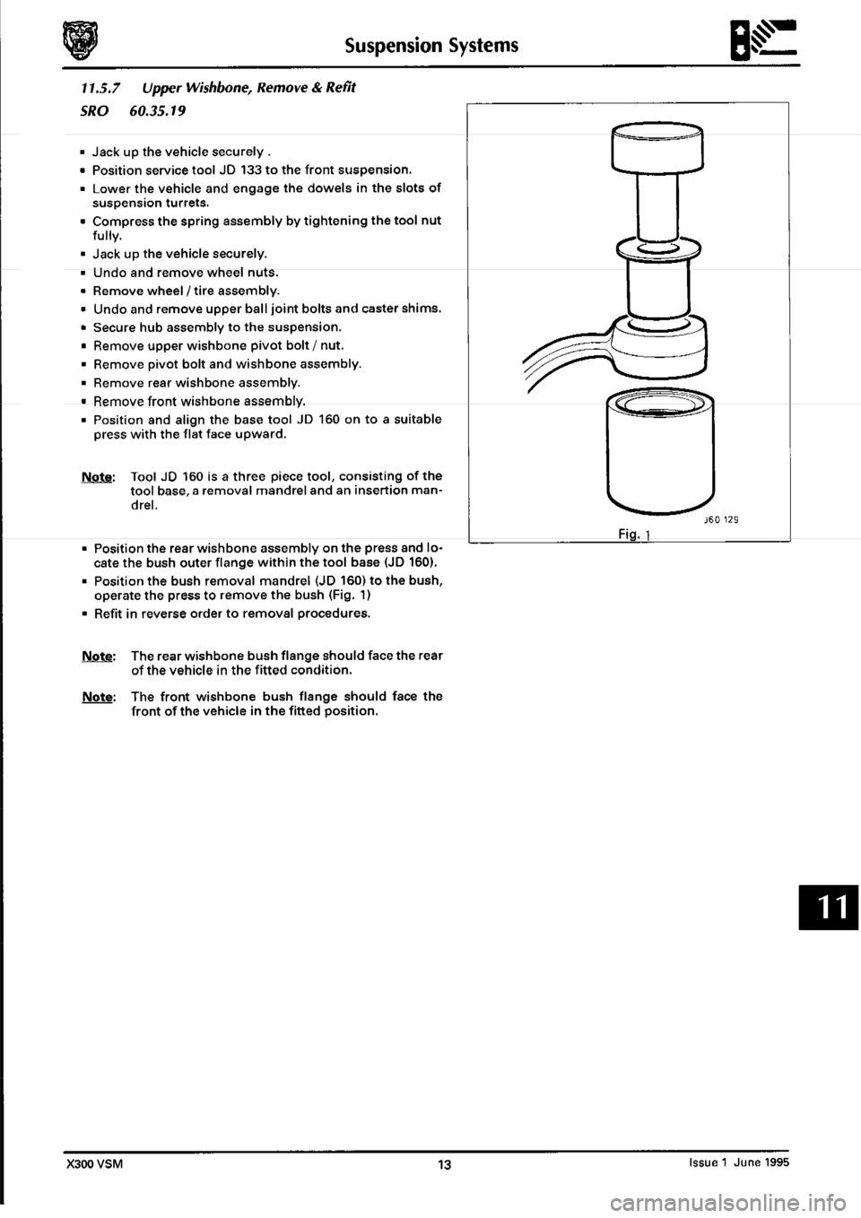 JAGUAR XJ6 1994 2.G Workshop Manual Second Edition 