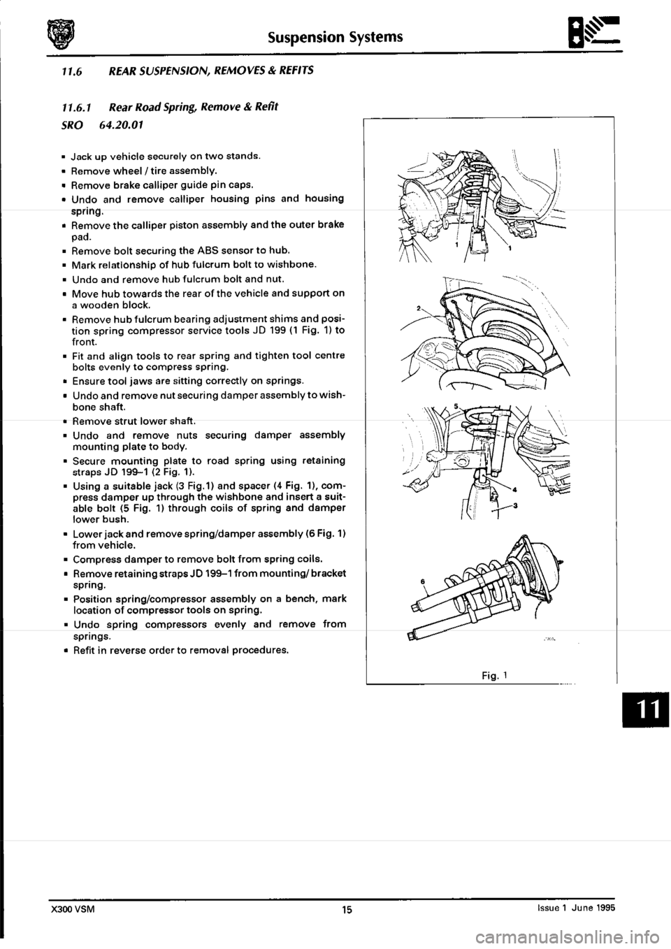 JAGUAR XJ6 1994 2.G Workshop Manual Second Edition 