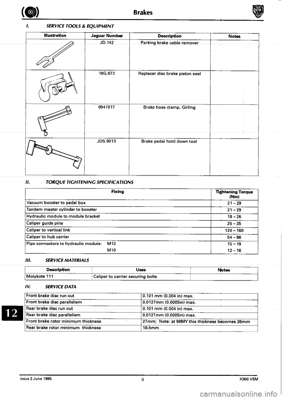 JAGUAR XJ6 1994 2.G Workshop Manual Second Edition 