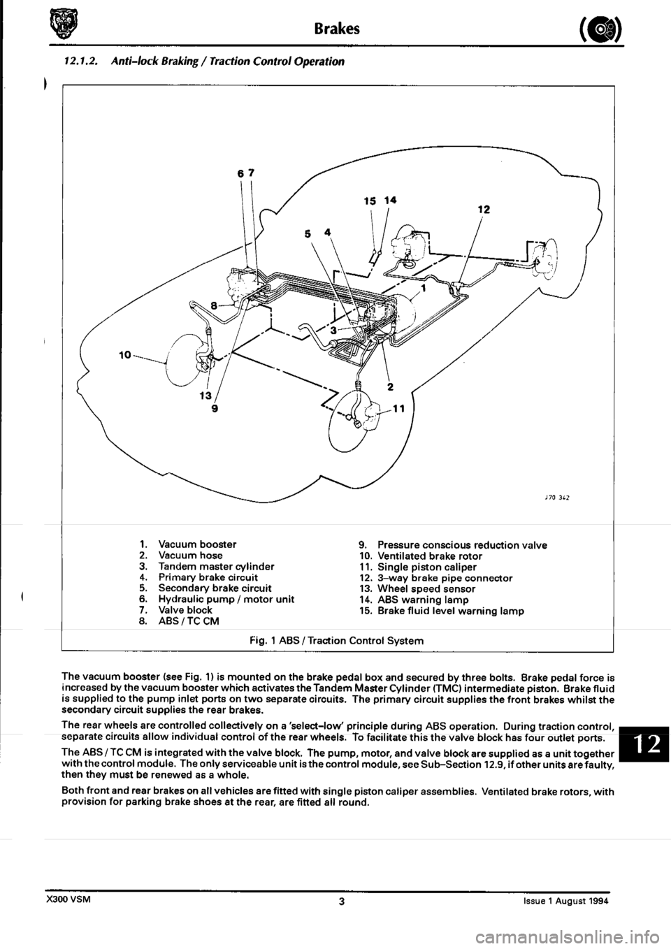 JAGUAR XJ6 1994 2.G Workshop Manual Second Edition 