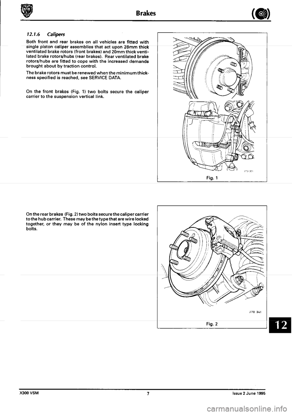 JAGUAR XJ6 1994 2.G Workshop Manual Second Edition 