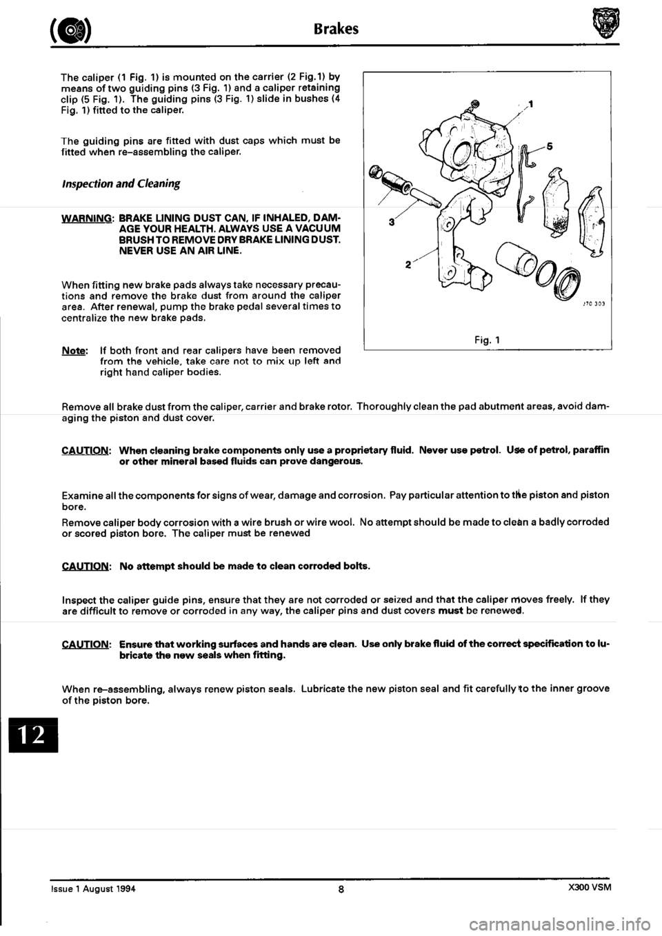 JAGUAR XJ6 1994 2.G Workshop Manual Second Edition 