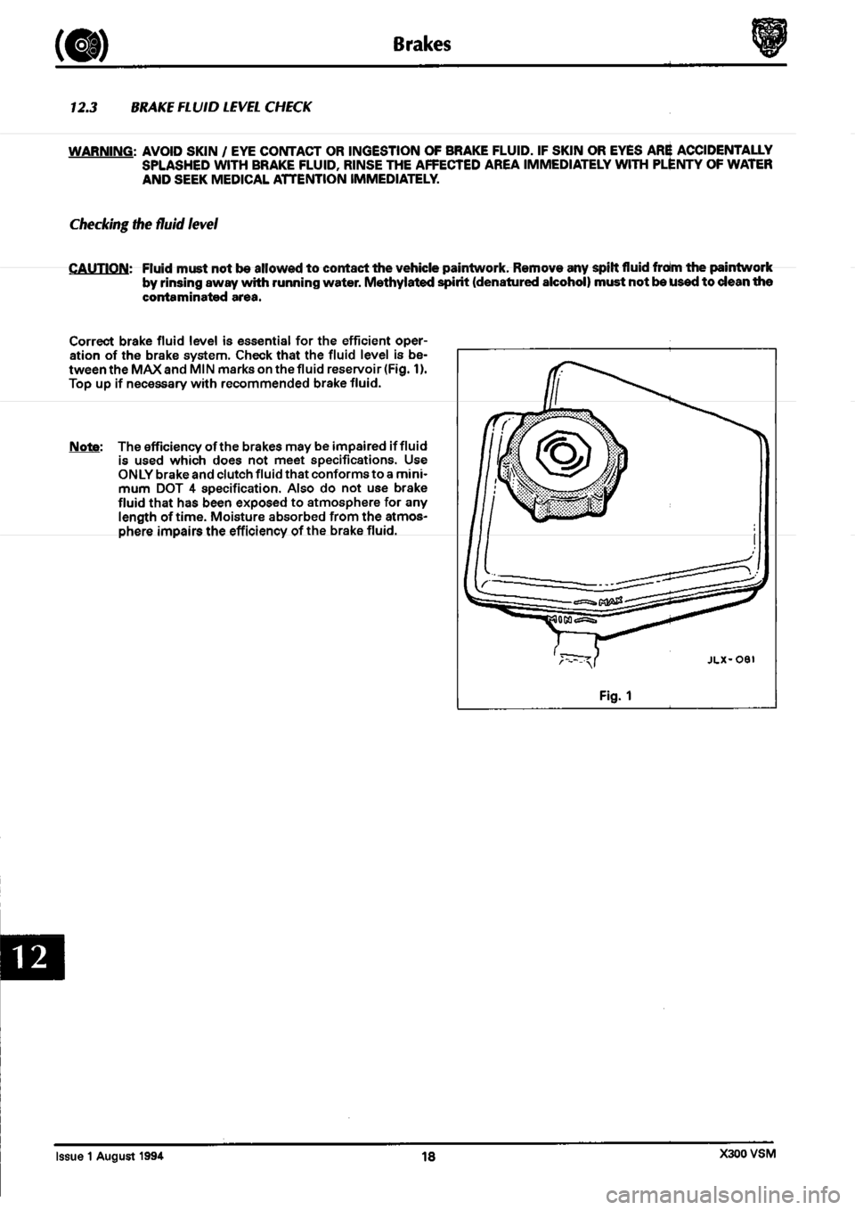 JAGUAR XJ6 1994 2.G Workshop Manual Second Edition 