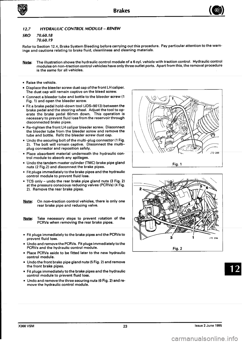 JAGUAR XJ6 1994 2.G Workshop Manual Second Edition 
