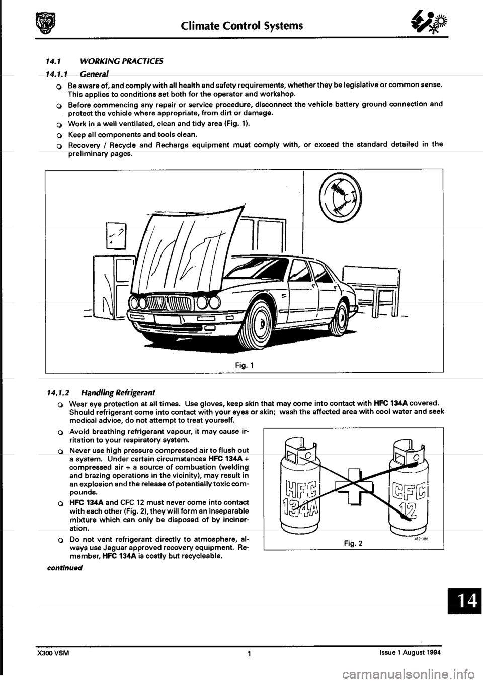 JAGUAR XJ6 1994 2.G Workshop Manual Second Edition 