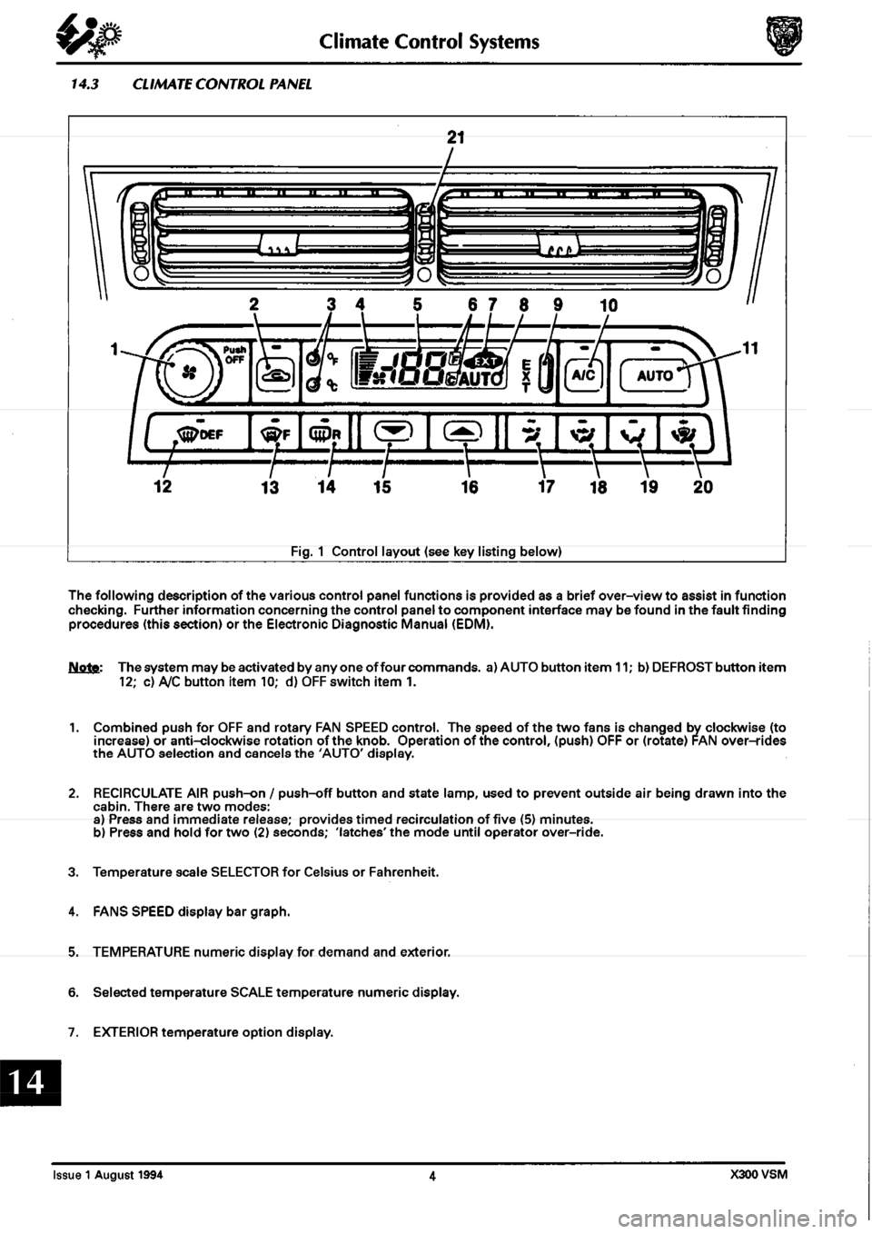 JAGUAR XJ6 1994 2.G Workshop Manual Second Edition 
