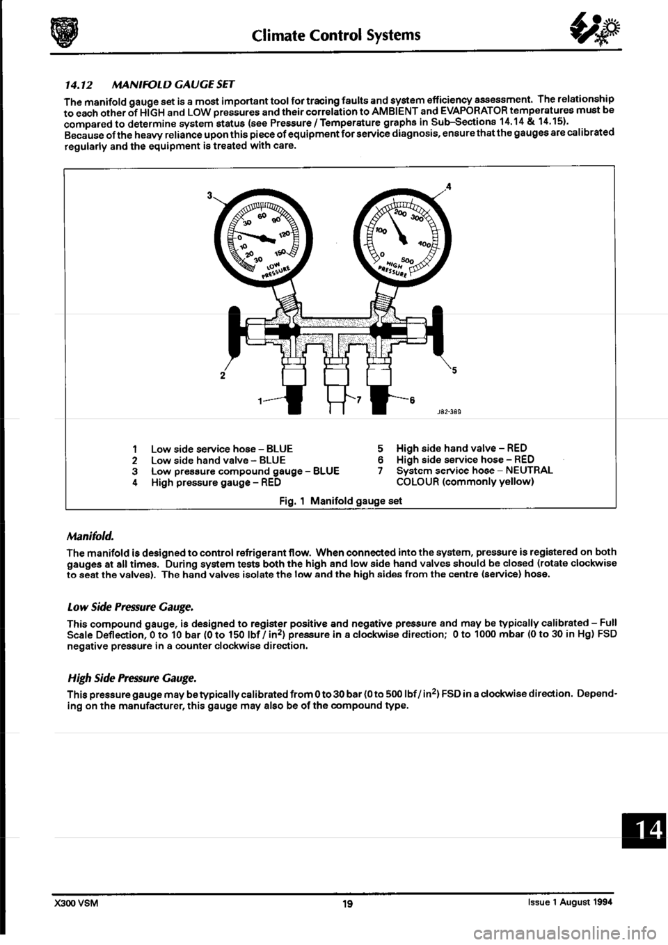 JAGUAR XJ6 1994 2.G Workshop Manual Second Edition 