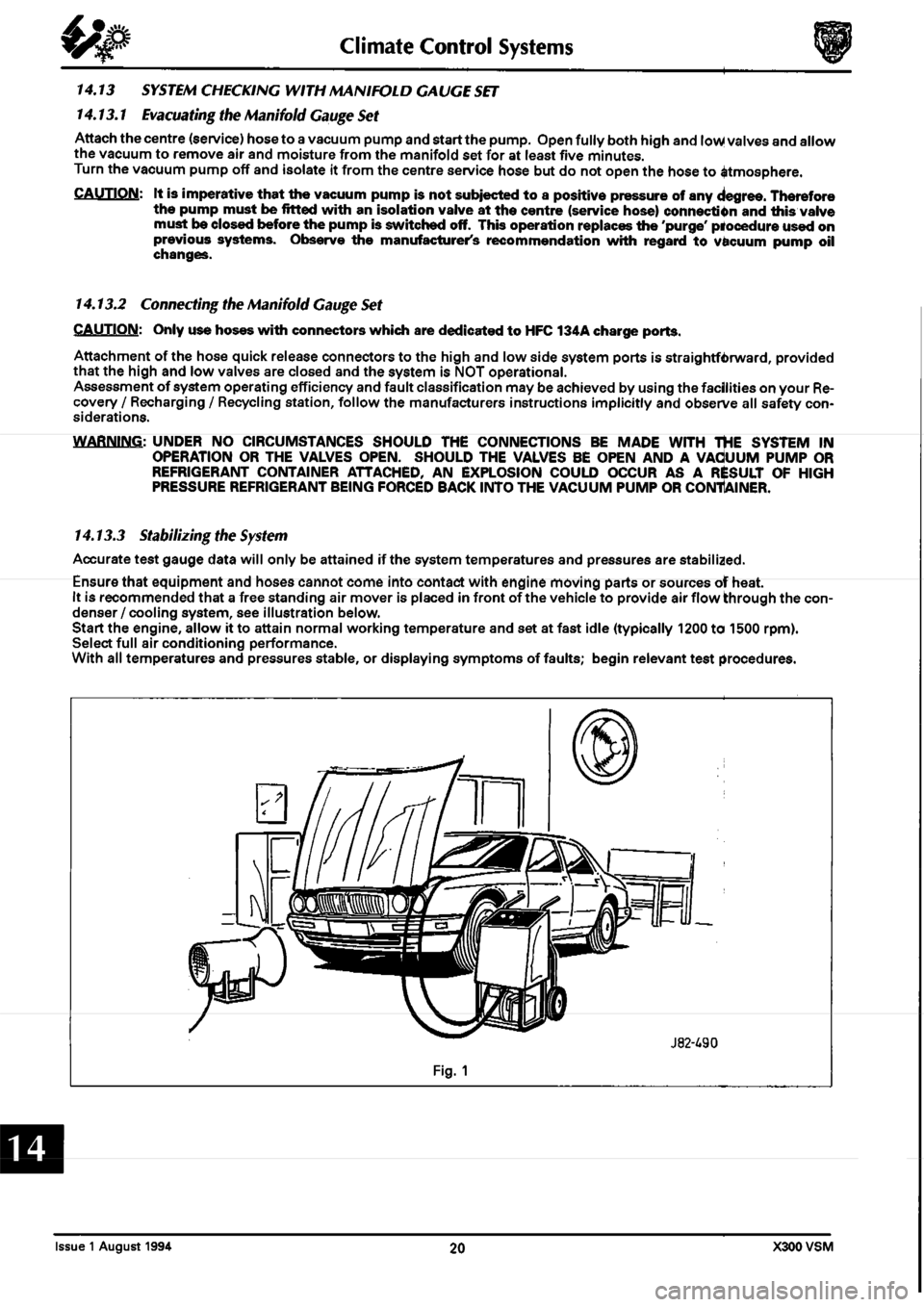 JAGUAR XJ6 1994 2.G Workshop Manual Second Edition 
