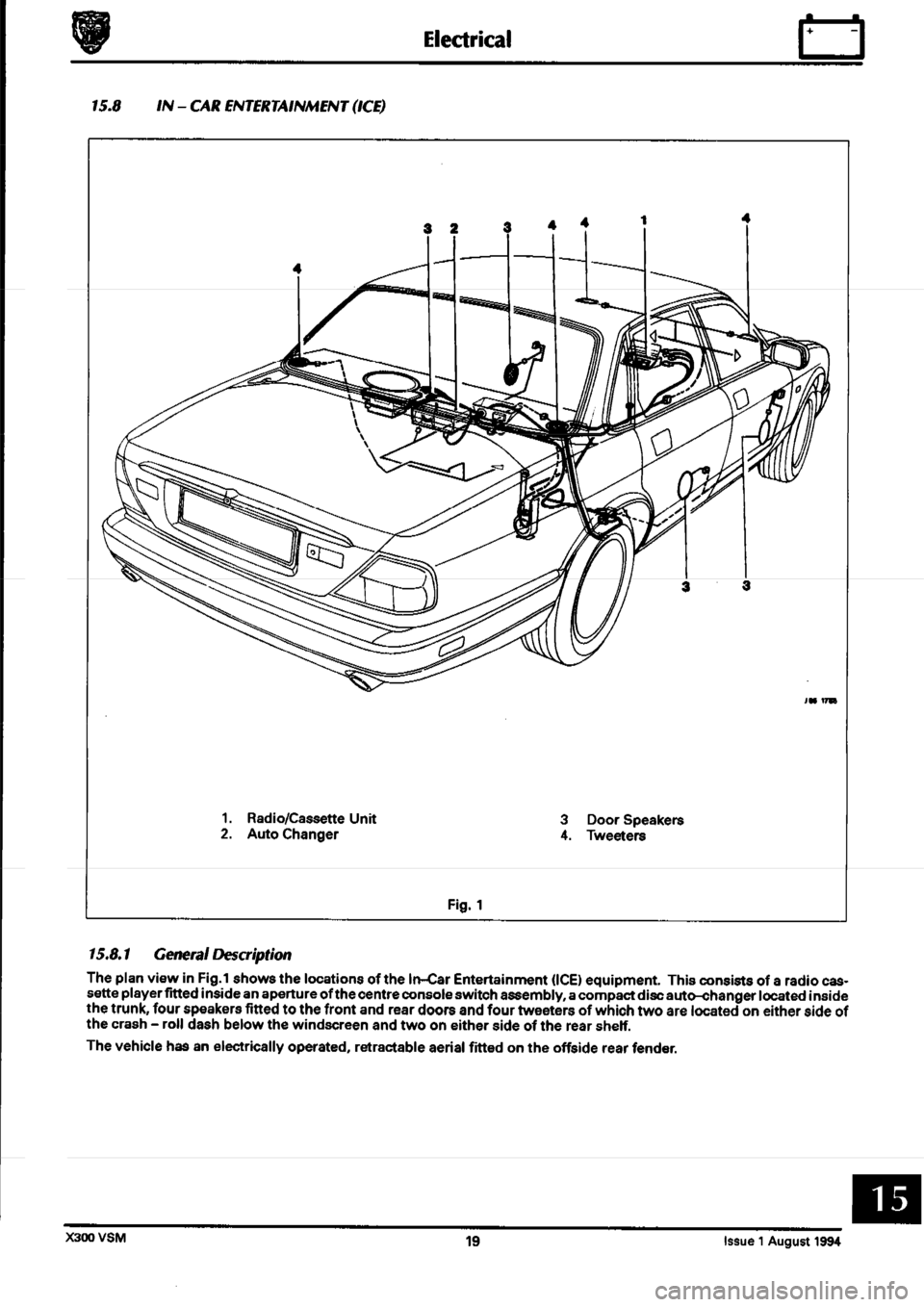 JAGUAR XJ6 1994 2.G Workshop Manual Second Edition 