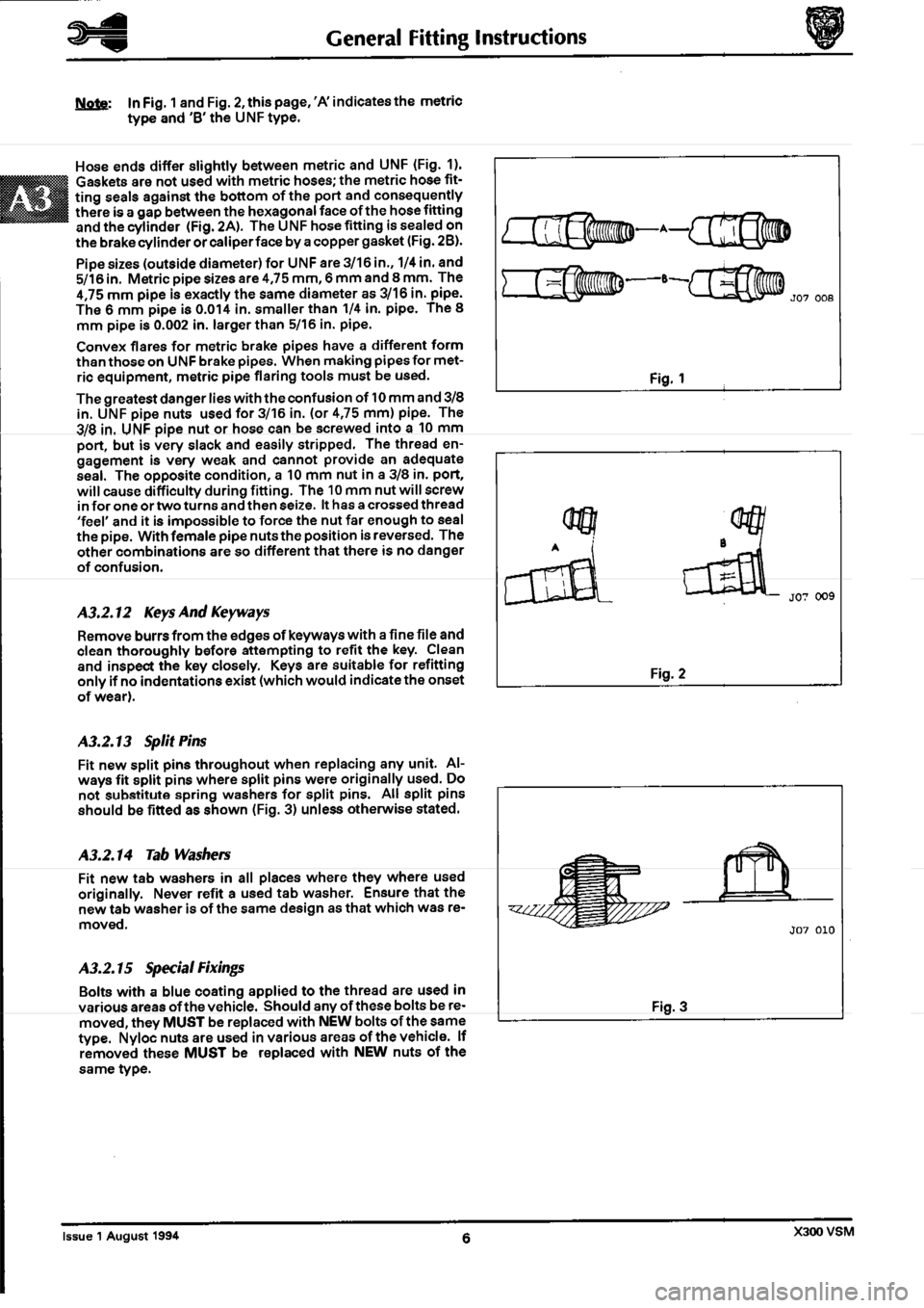 JAGUAR XJ6 1994 2.G Workshop Manual Second Edition 