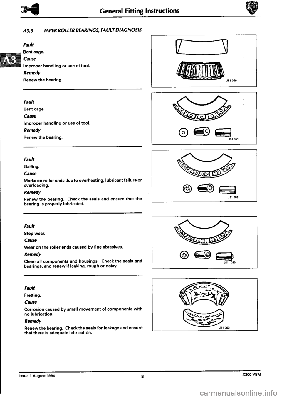 JAGUAR XJ6 1994 2.G Workshop Manual Second Edition 