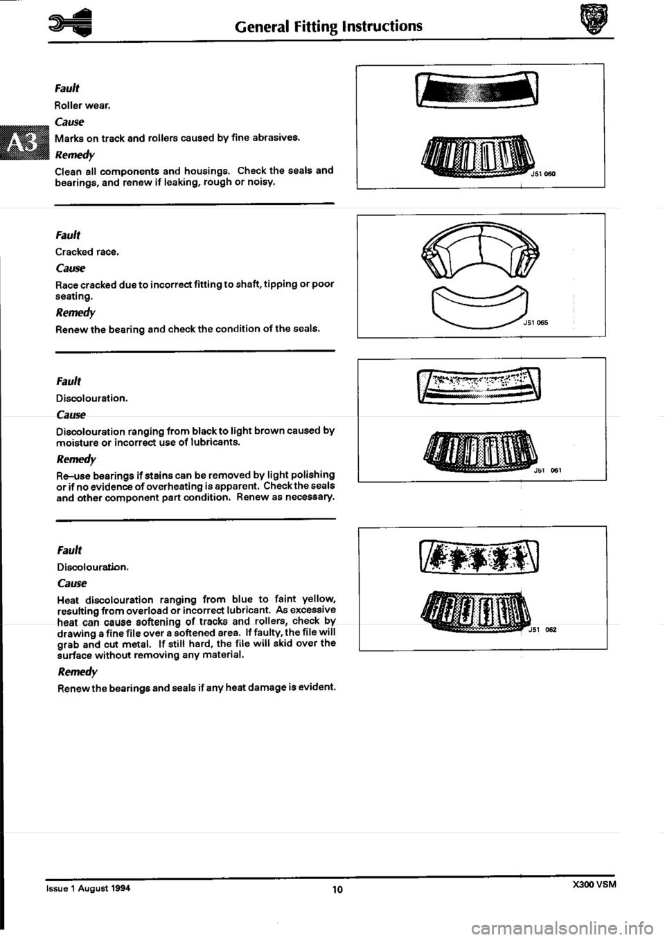 JAGUAR XJ6 1994 2.G Workshop Manual Second Edition 