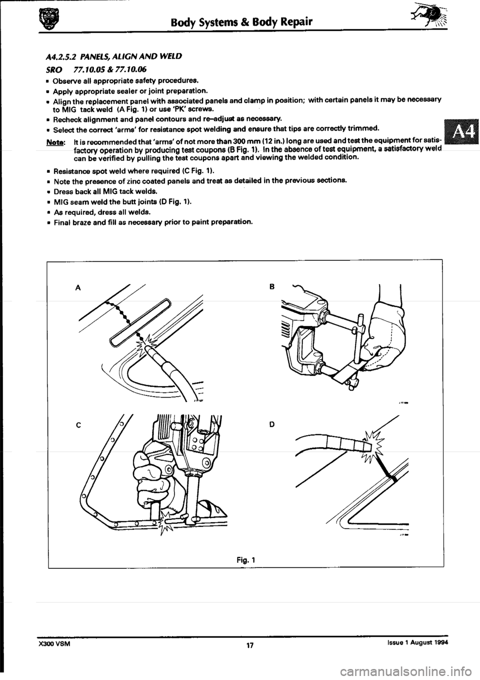 JAGUAR XJ6 1994 2.G Workshop Manual Second Edition 