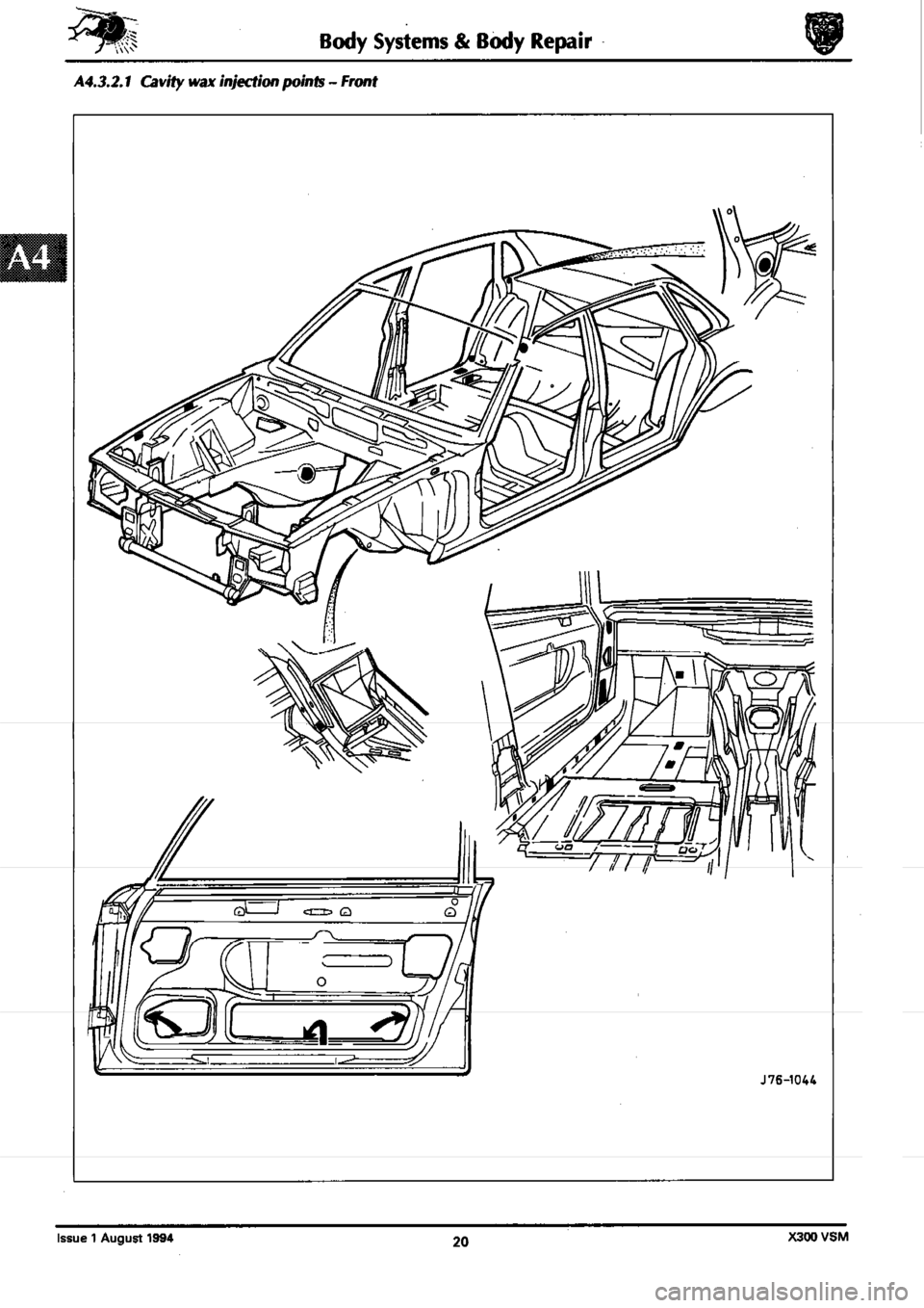 JAGUAR XJ6 1994 2.G Workshop Manual Second Edition 