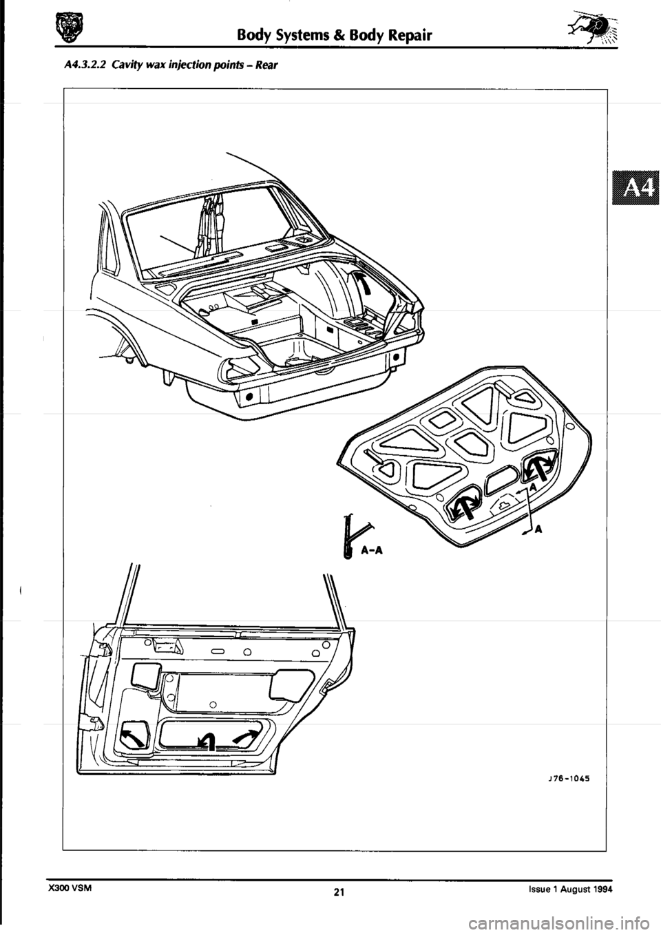 JAGUAR XJ6 1994 2.G Workshop Manual Second Edition 