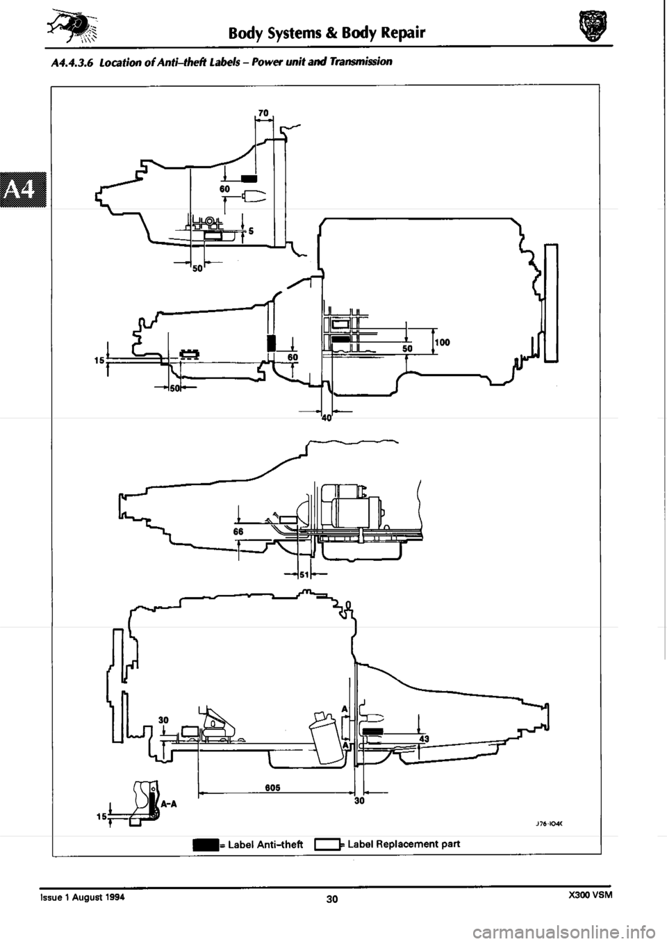 JAGUAR XJ6 1994 2.G Workshop Manual Second Edition 