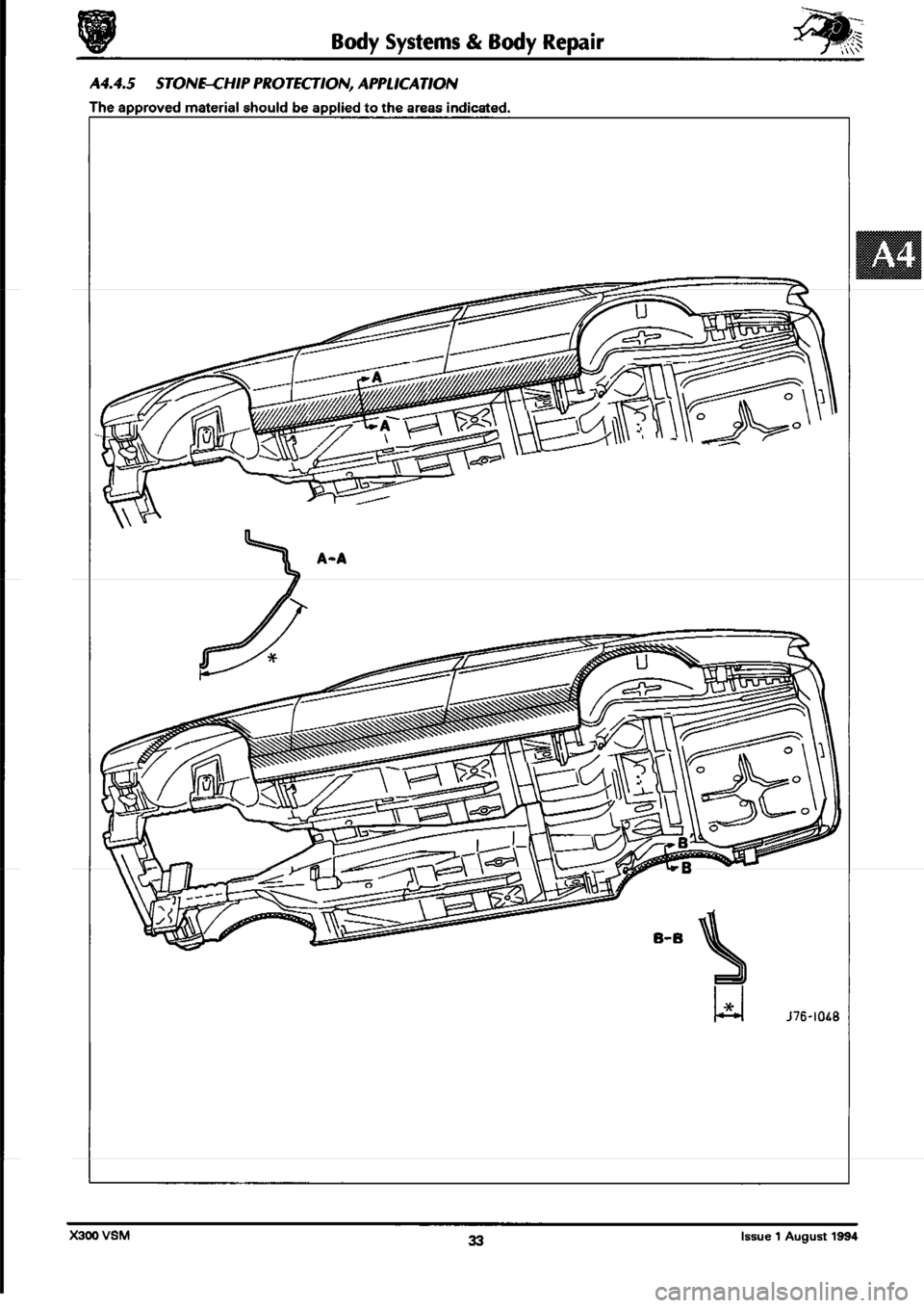 JAGUAR XJ6 1994 2.G Workshop Manual Second Edition 