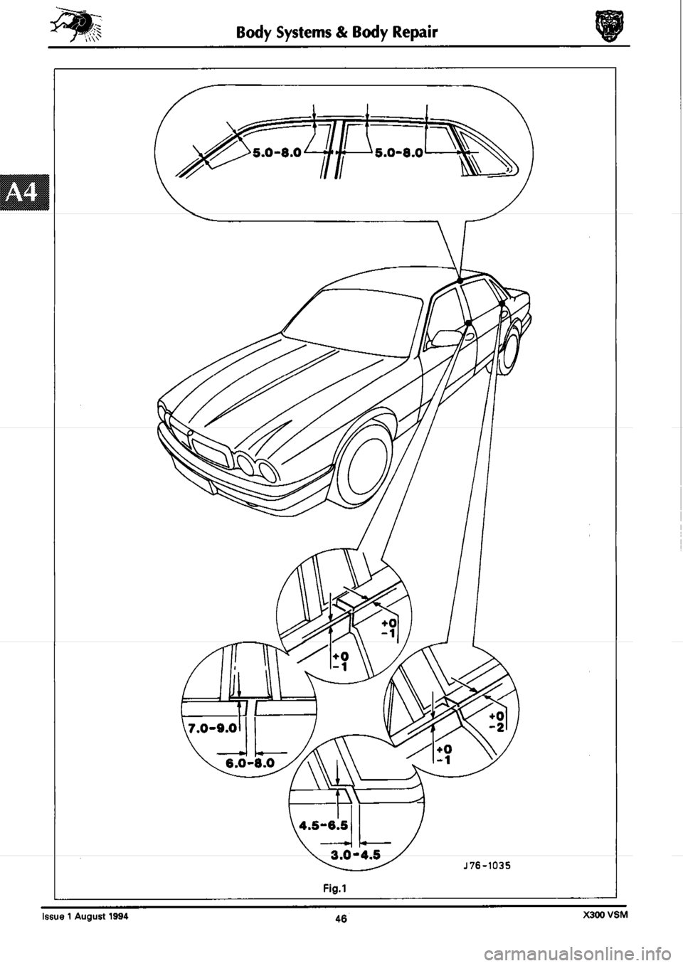 JAGUAR XJ6 1994 2.G Workshop Manual Second Edition 