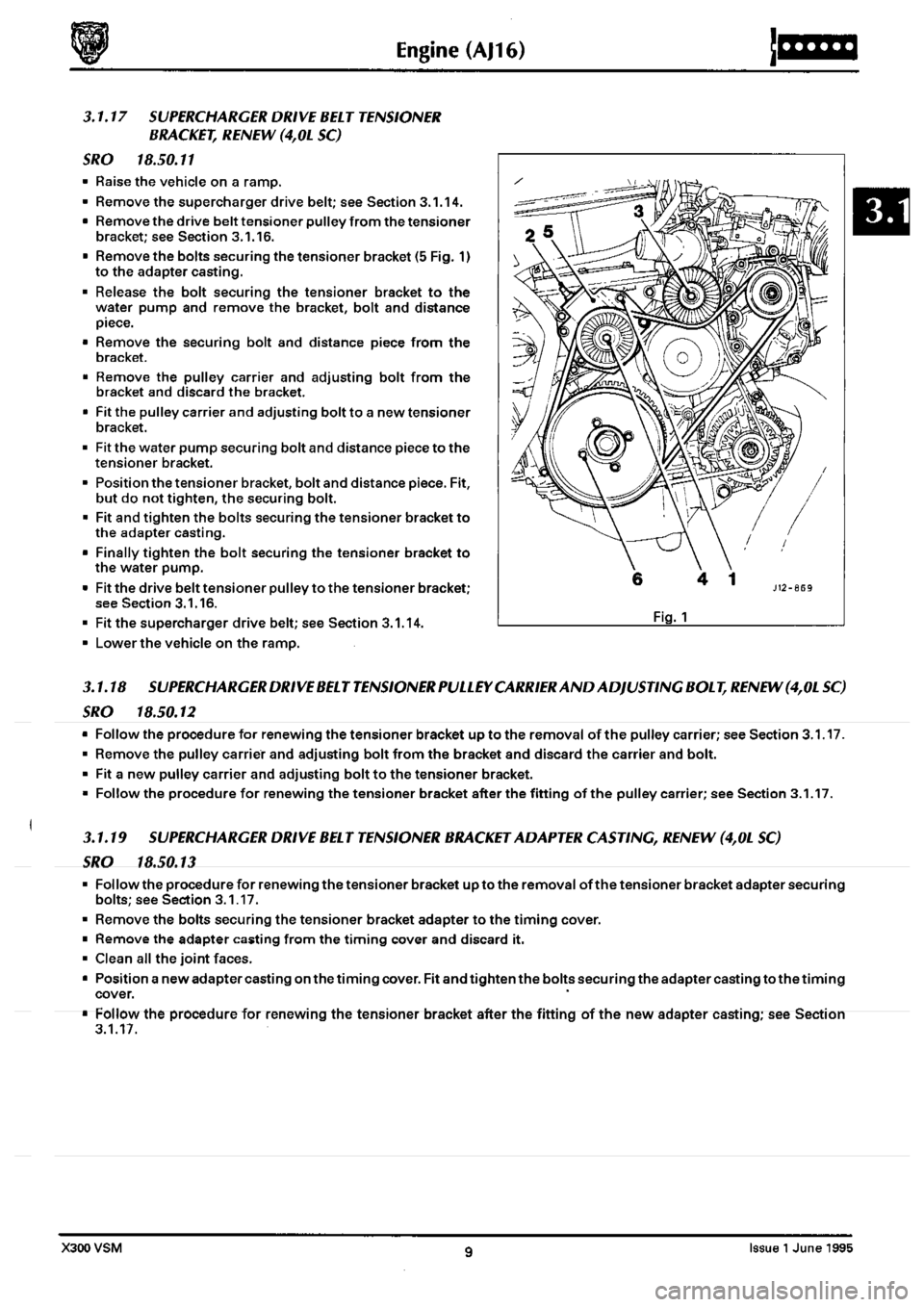 JAGUAR XJ6 1994 2.G Workshop Manual Second Edition 