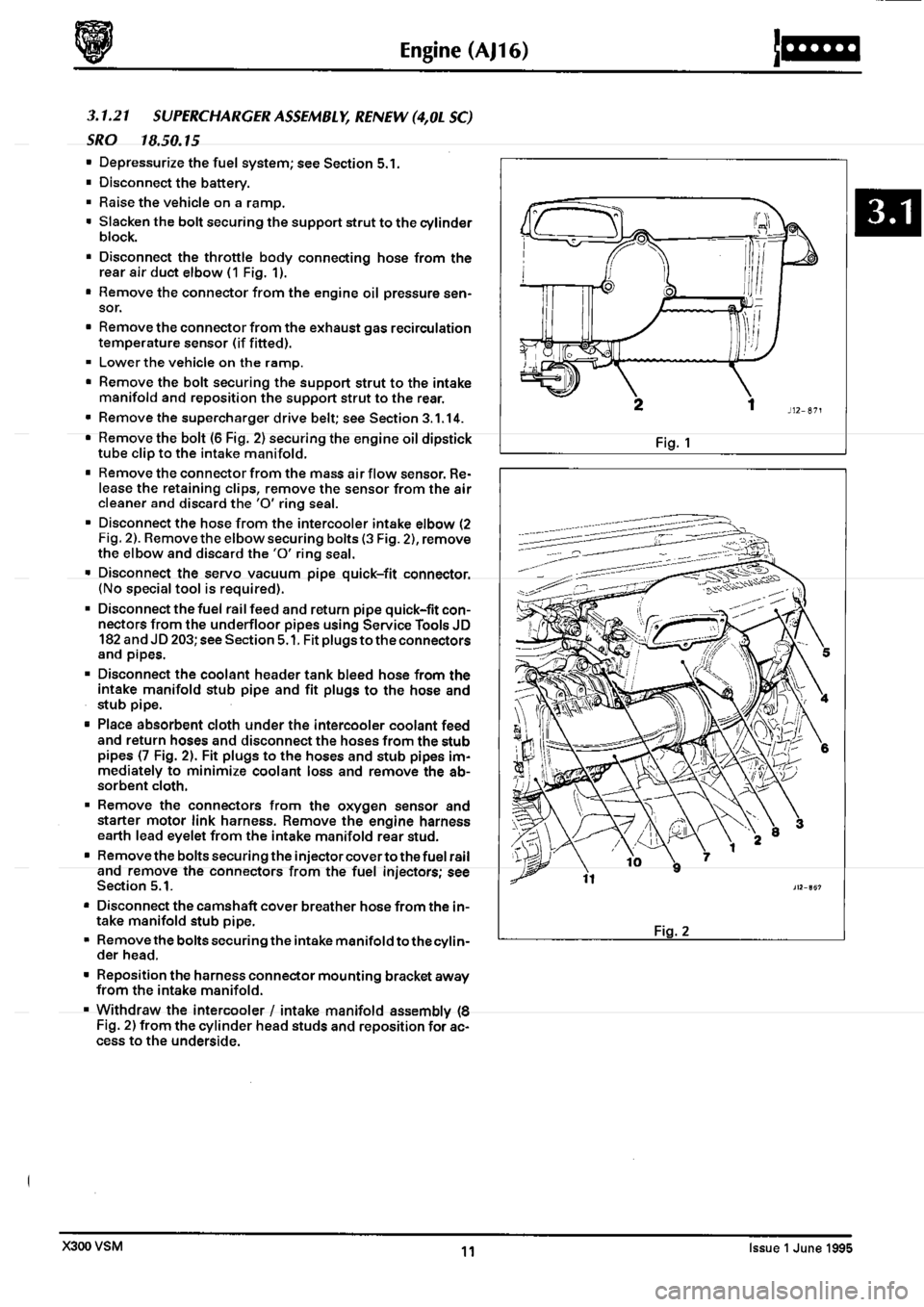 JAGUAR XJ6 1994 2.G Workshop Manual Second Edition 