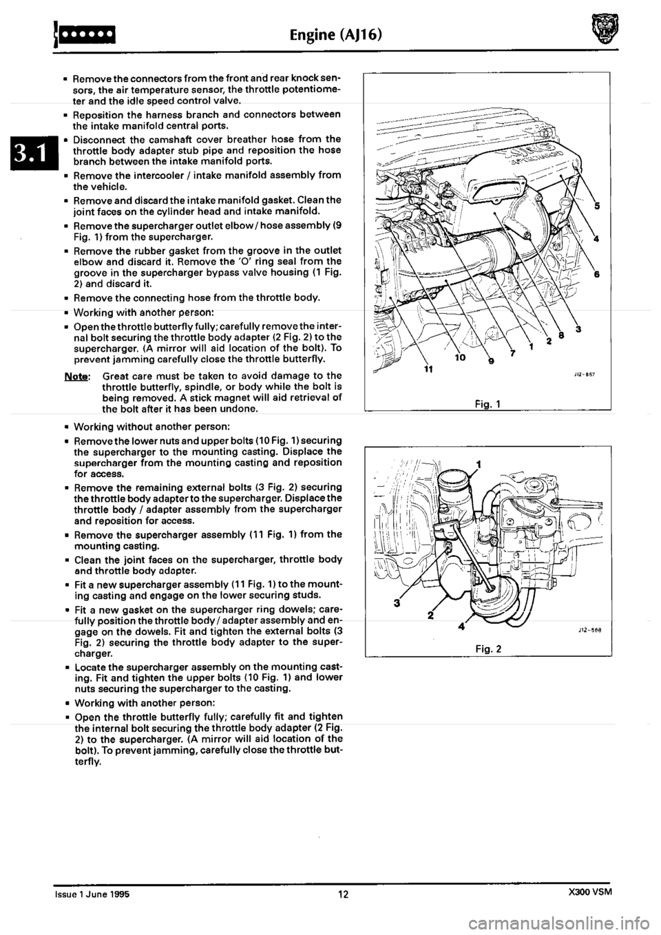 JAGUAR XJ6 1994 2.G Workshop Manual Second Edition 