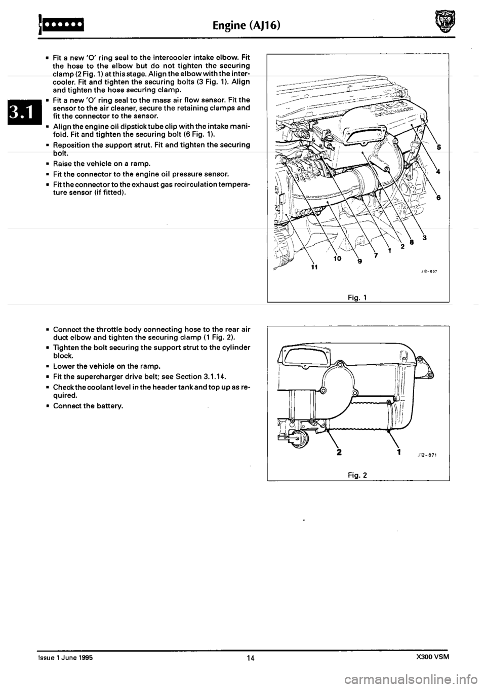 JAGUAR XJ6 1994 2.G Workshop Manual Second Edition 