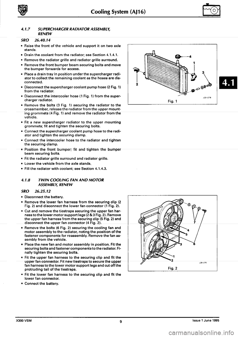 JAGUAR XJ6 1994 2.G Workshop Manual Second Edition 