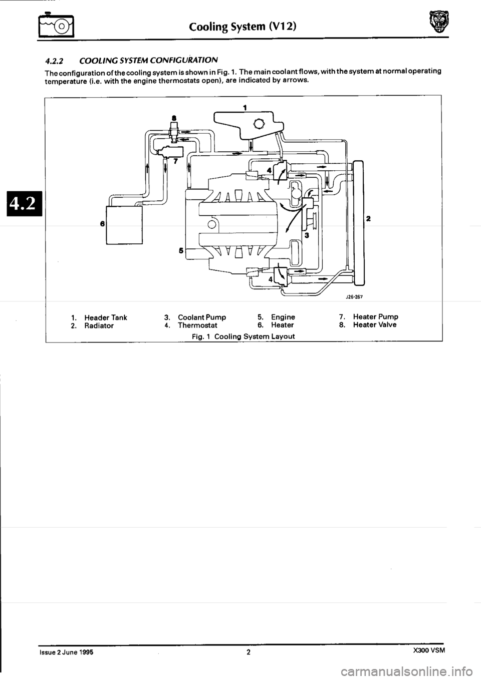 JAGUAR XJ6 1994 2.G Workshop Manual Second Edition 