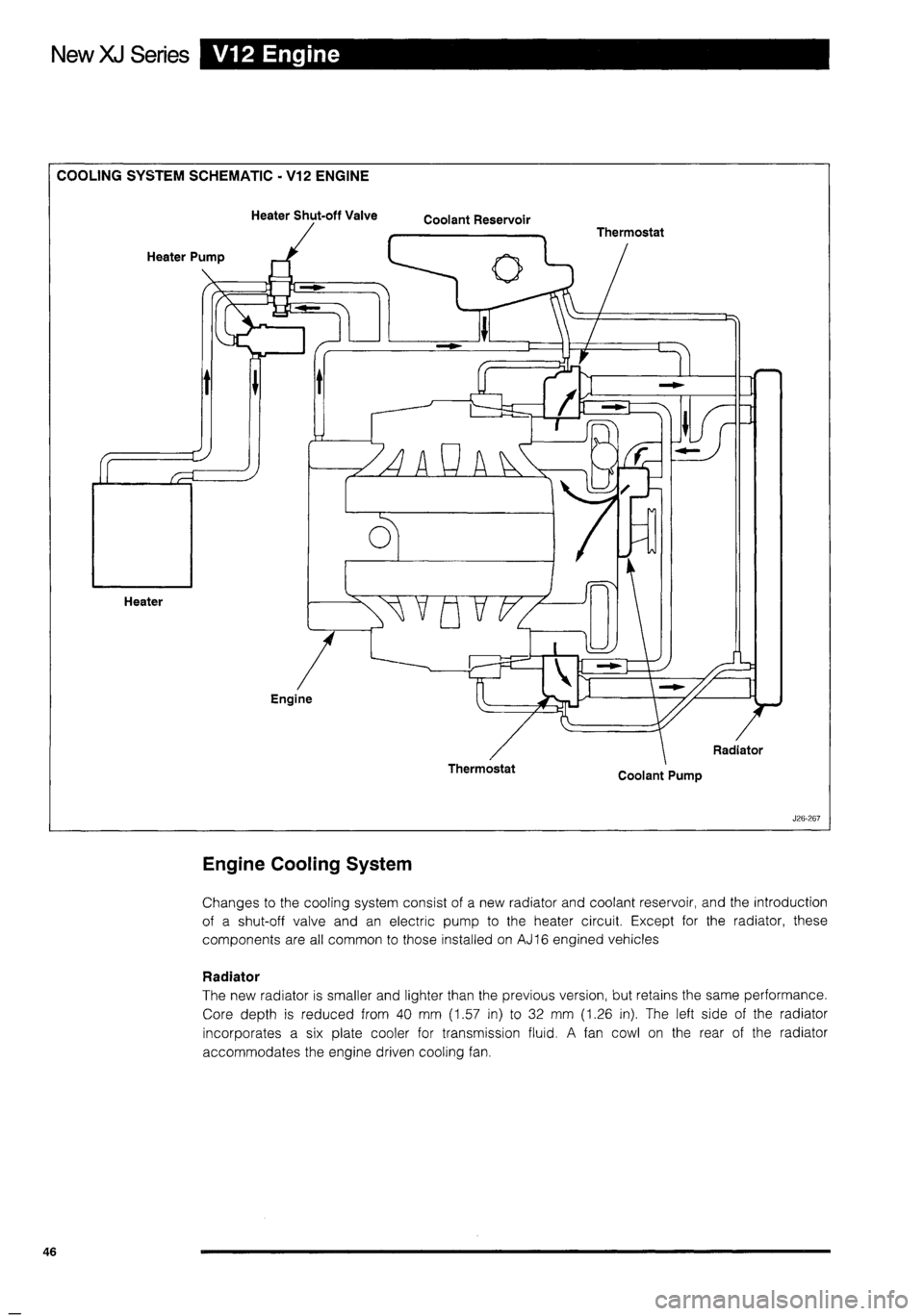 JAGUAR XJ 1995 2.G Technical Information Manual 