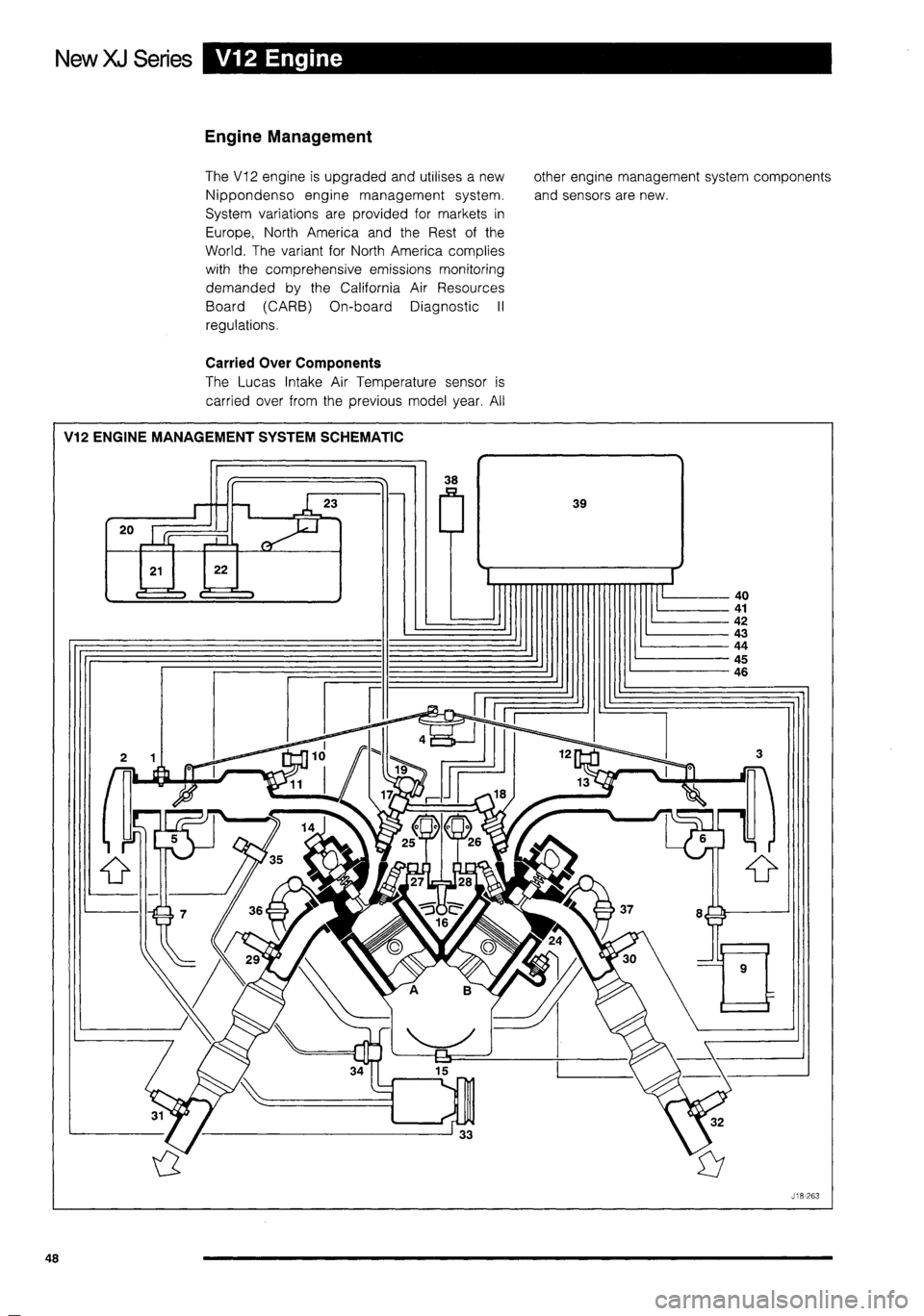 JAGUAR XJ 1995 2.G Technical Information Manual 