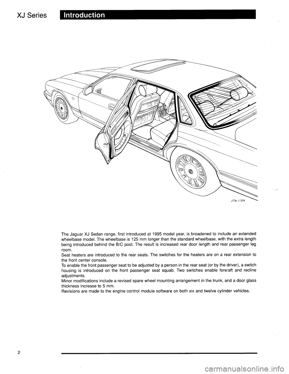 JAGUAR XJ6 1996 2.G Technical Guide 