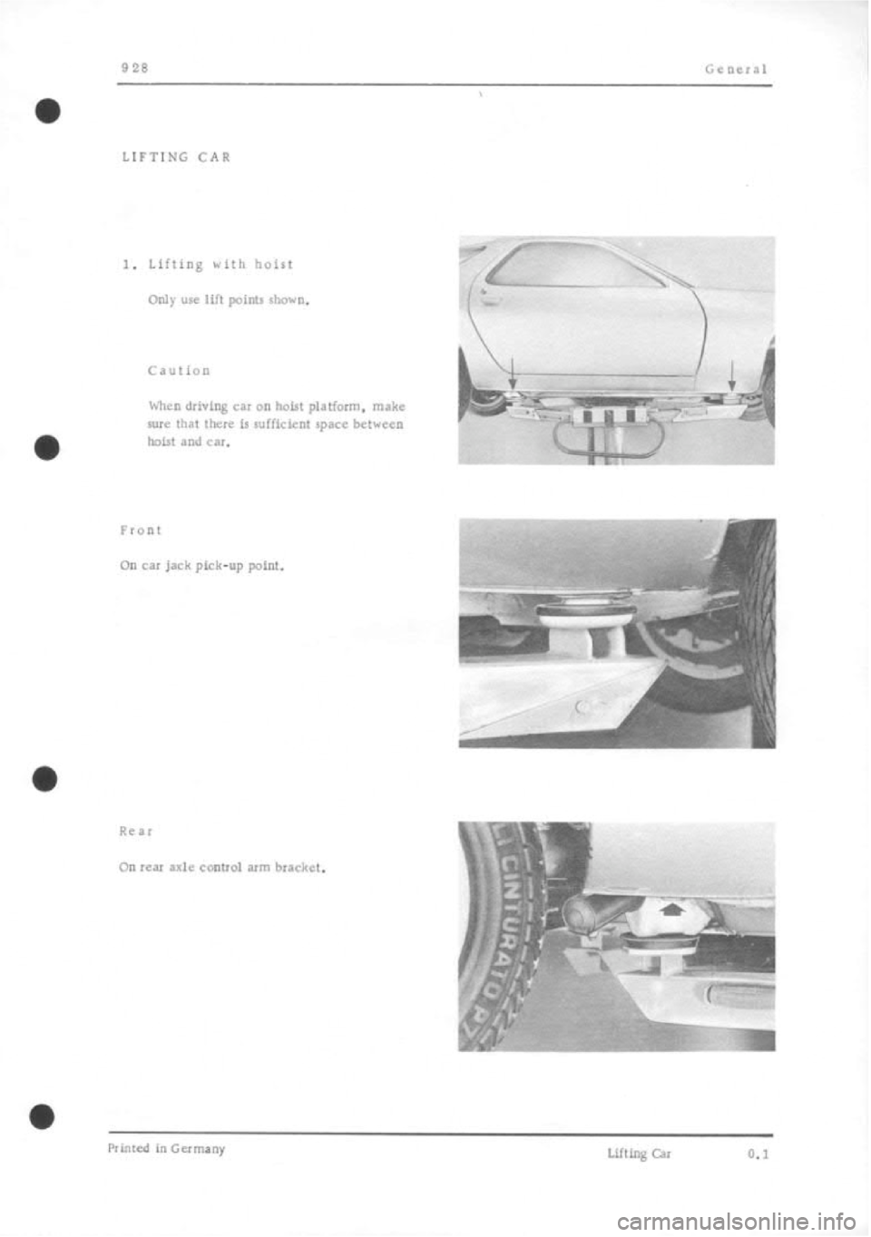 PORSCHE 928 1995  Service Repair Manual 
