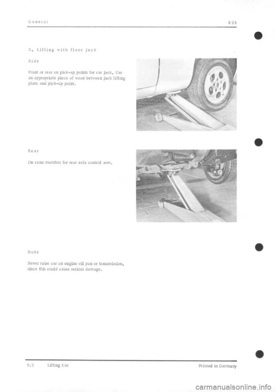 PORSCHE 928 1995  Service Repair Manual 