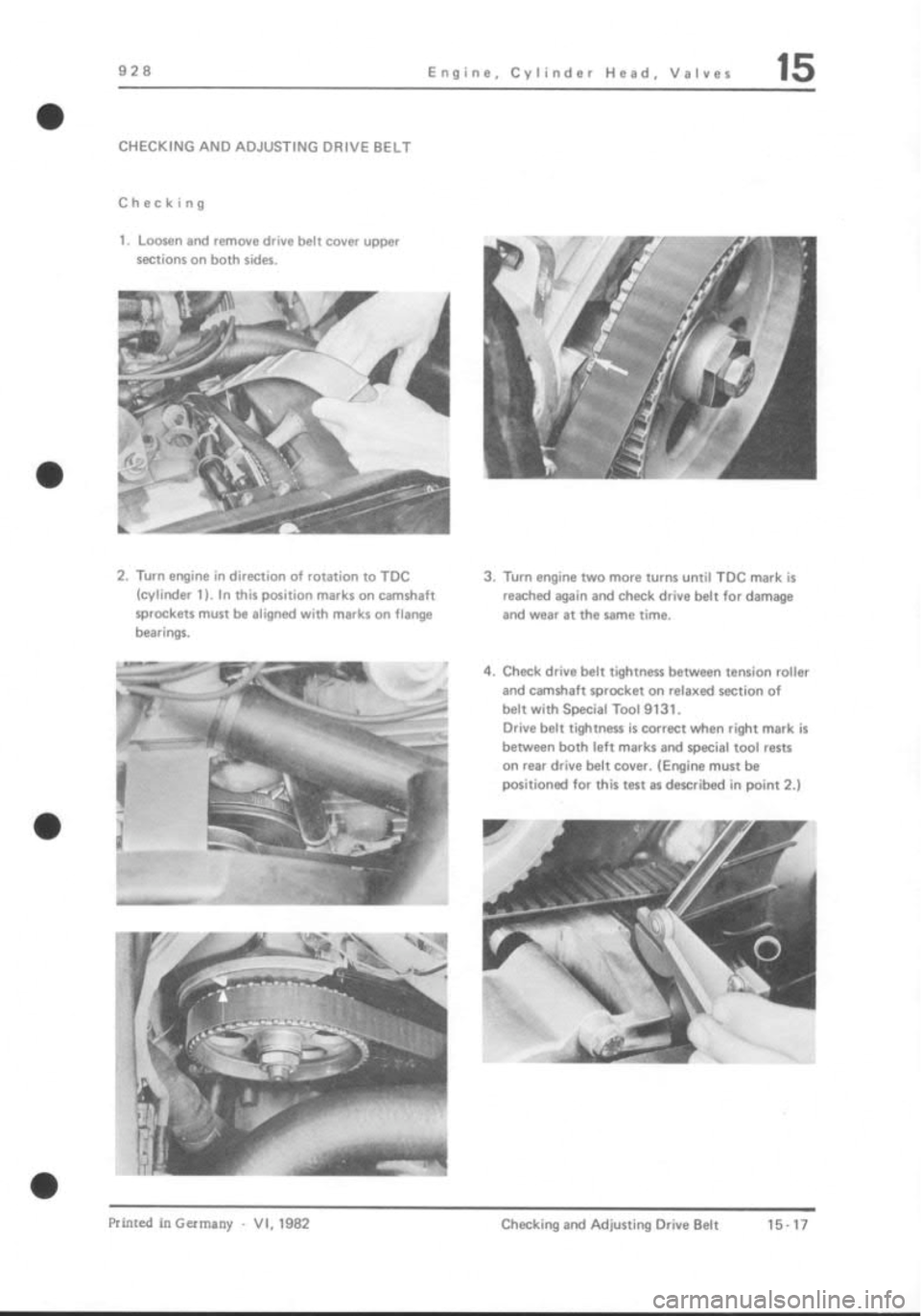 PORSCHE 928 1995  Service Repair Manual 