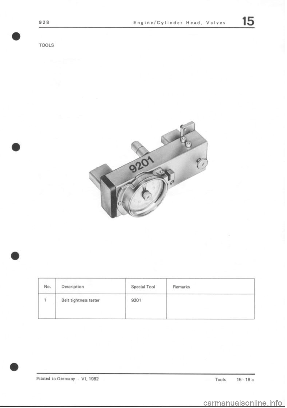 PORSCHE 928 1995  Service Repair Manual 