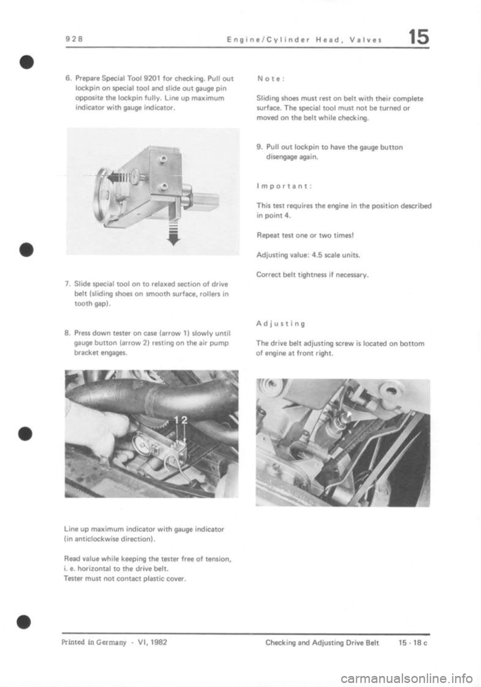 PORSCHE 928 1995  Service Repair Manual 