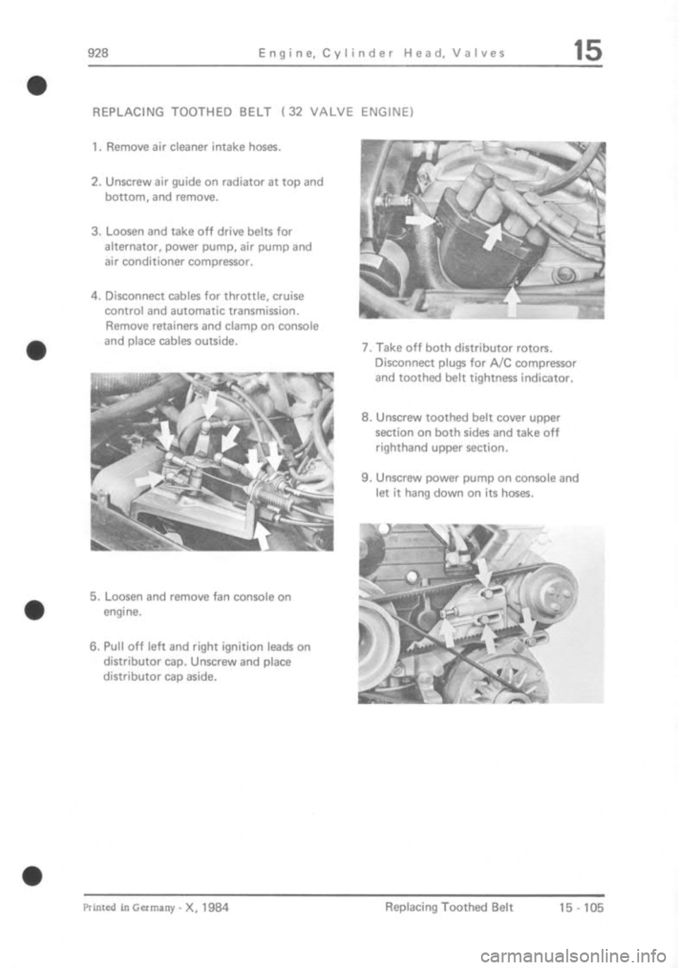 PORSCHE 928 1995  Service Repair Manual 