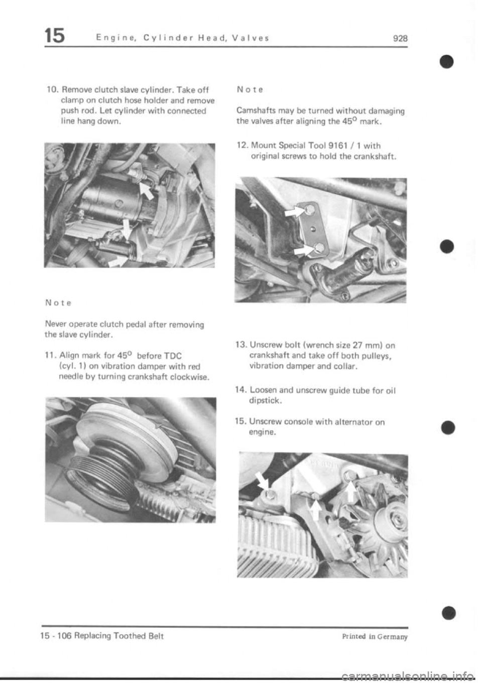 PORSCHE 928 1995  Service Repair Manual 