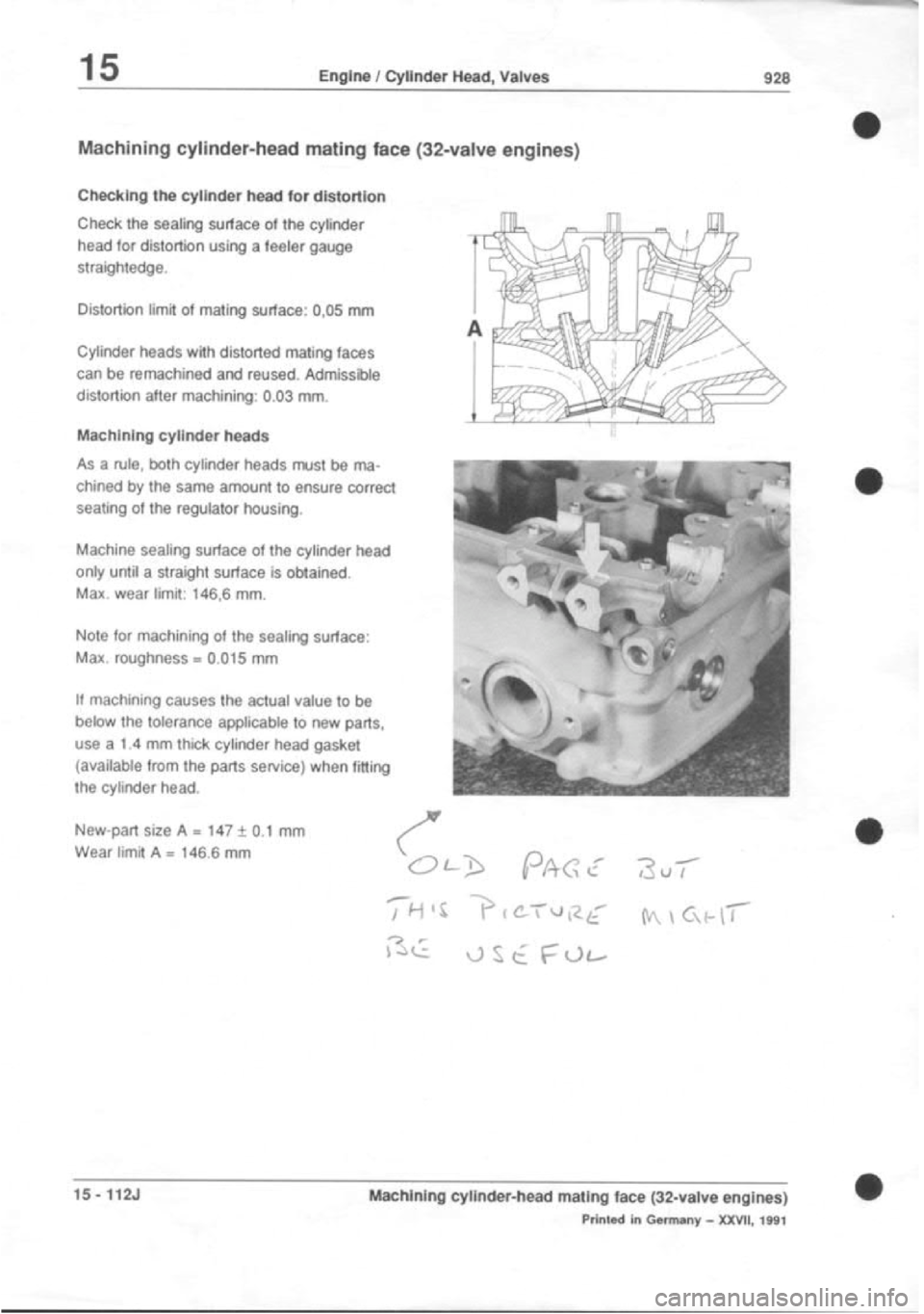 PORSCHE 928 1995  Service Repair Manual 